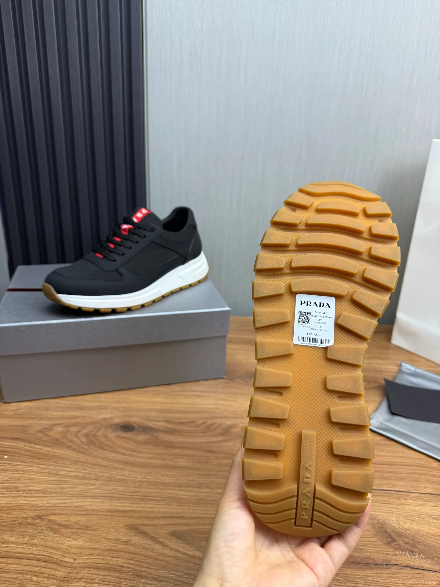Men's shoes 💰560💰 [PRADA] Men's shoes are popular in the counter, official website is synchronized, 1 high-quality shipment ✔️Original cowhide upper + cowhide lining, 1🆚1 replica, original sole, 38-45 (45 customized, non-refundable)